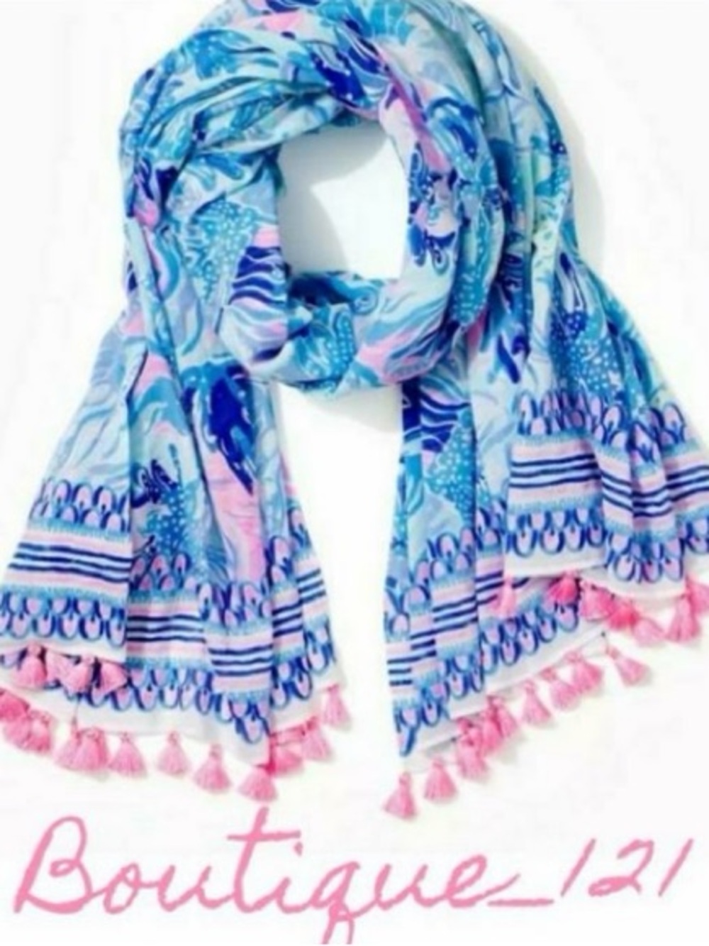 EUC Lilly Pulitzer Resort Scarf
